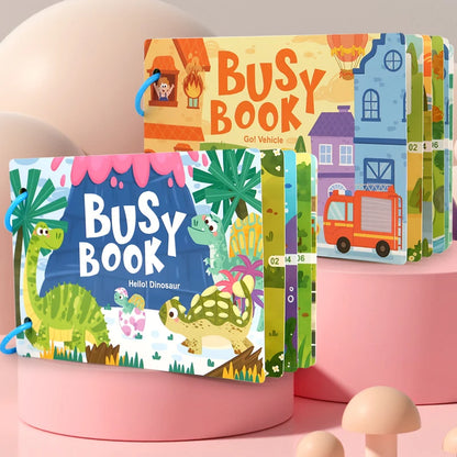 Montessori Baby Busy book Early Learning Education Toy