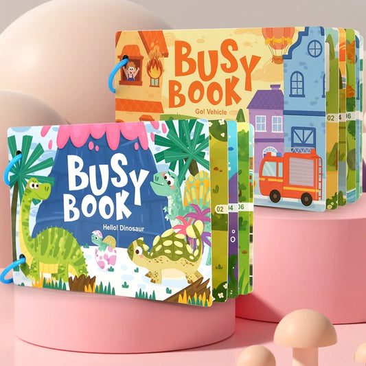 Montessori Baby Busy book Early Learning Education Toy