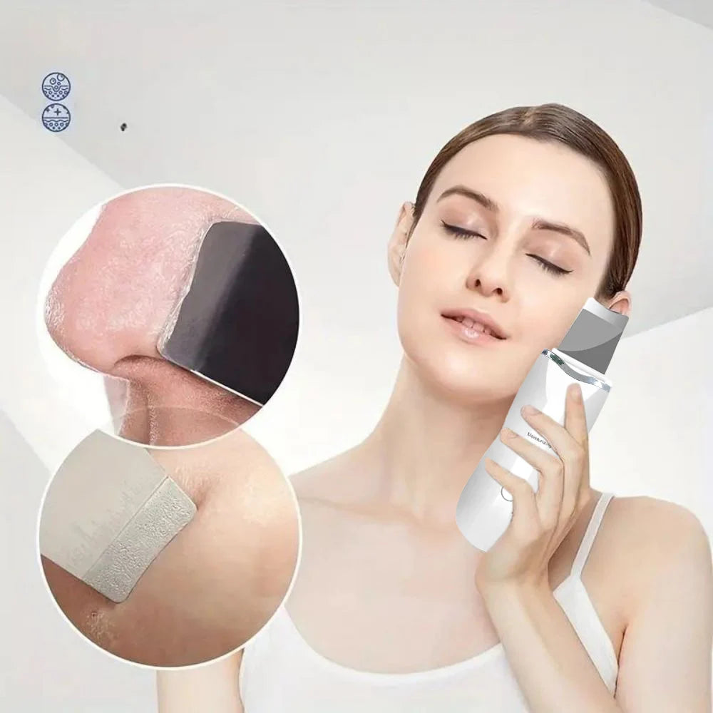 Ultrasonic Skin Scraper – Deep Pore Cleansing Facial Device for Men & Women, Professional Skin Care Tool