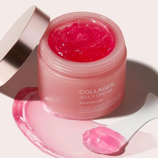 24H Glow & Lift Collagen Jelly Cream with Niacinamide & Hydrolyzed Collagen – Strengthen Skin Barrier, Hydrate & Anti-Aging Moisturizer