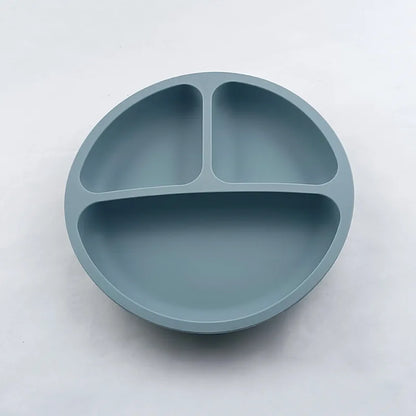 Suction Cartoon Children Dishes Feeding Toddler Training Tableware Retro Kids Smile Face Bowl