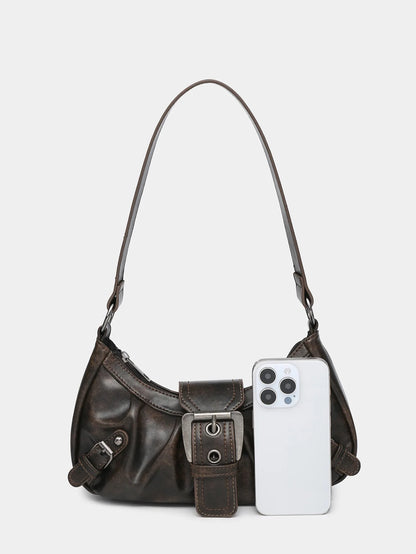 Spicy Girl Y2K Wasteland Leather Bag
