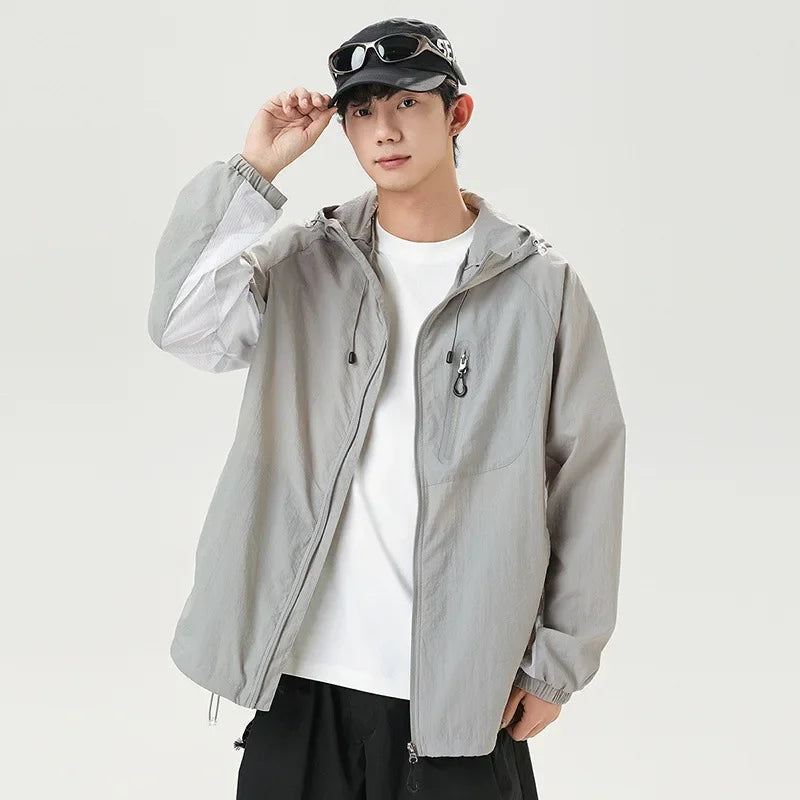UPF50+ Ice Silk Breathable UV Protection Light Jacket