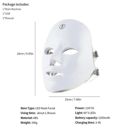 GlowLift™ Pro — for Wrinkles, Acne & Skin Firming LED Face & Neck Therapy Mask