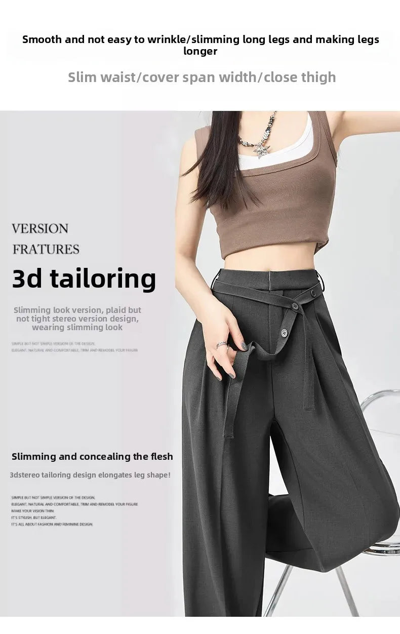Women's Loose Drapey Suit Pants