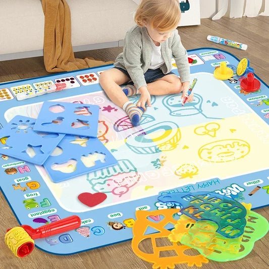 Magic Water Drawing Mat With Reusable Magic Pen Montessori Educational Toys