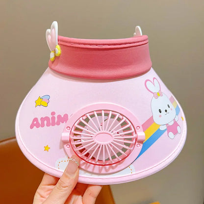 Children's Girls Boys Sun  Protection Fan Hat