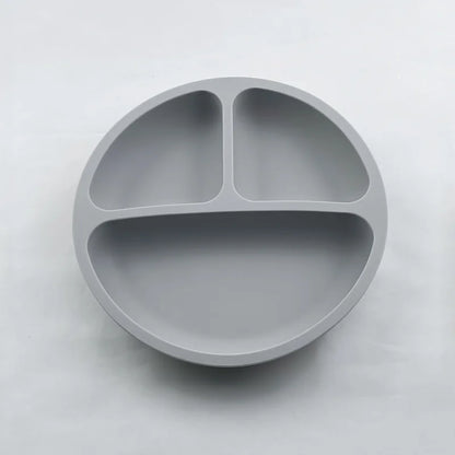 Suction Cartoon Children Dishes Feeding Toddler Training Tableware Retro Kids Smile Face Bowl