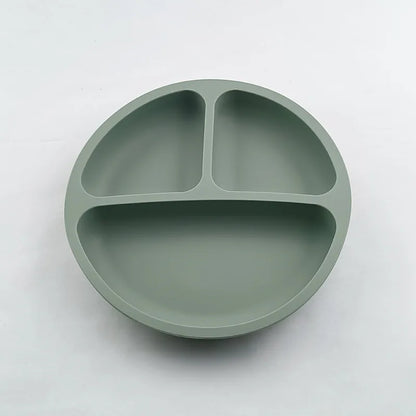 Suction Cartoon Children Dishes Feeding Toddler Training Tableware Retro Kids Smile Face Bowl