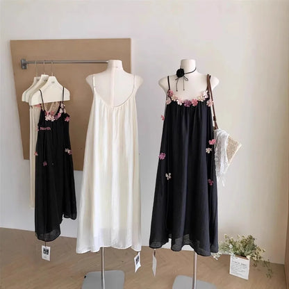 Spring Whisper – Loose Vacation Off-Shoulder Dress