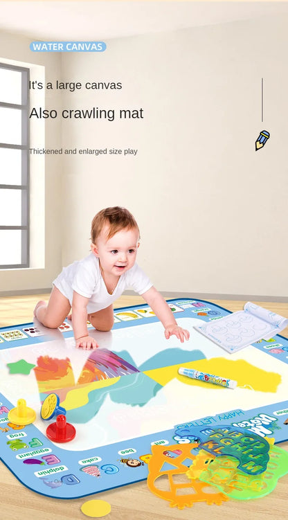 Magic Water Drawing Mat With Reusable Magic Pen Montessori Educational Toys