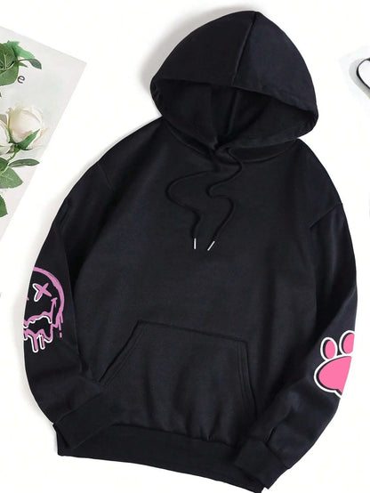 Hip Hop Street Casual Printed Hoodies