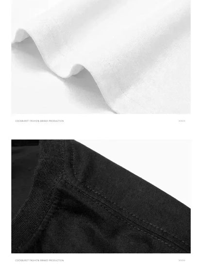 Summer Streetwear New Arrival T-Shirt - Fashion Unisex Oversized Round Neck