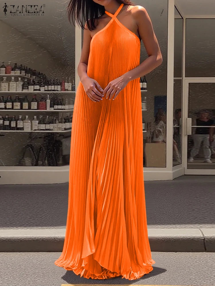 Moonlight Flow – Backless  Long Robe Dress
