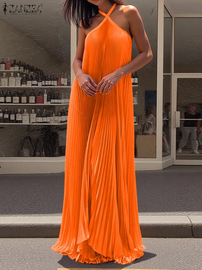 Moonlight Flow – Backless  Long Robe Dress