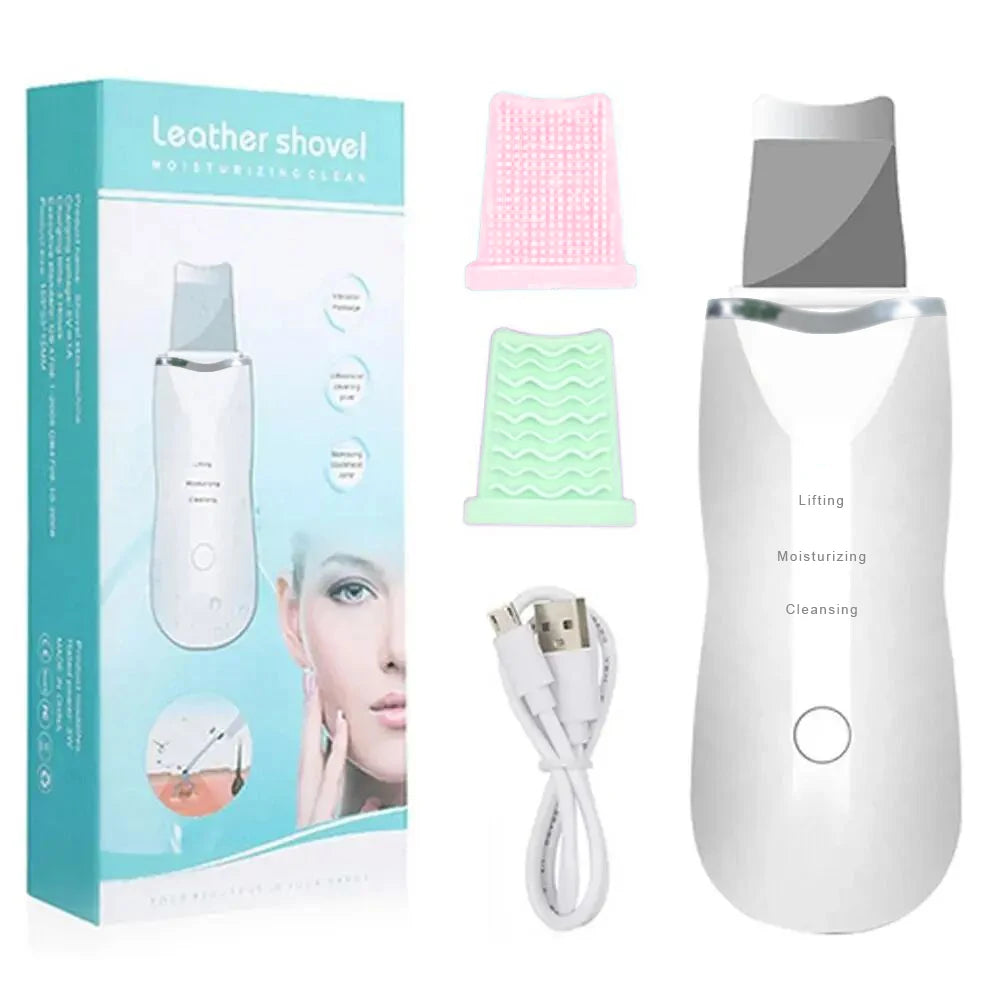Ultrasonic Skin Scraper – Deep Pore Cleansing Facial Device for Men & Women, Professional Skin Care Tool