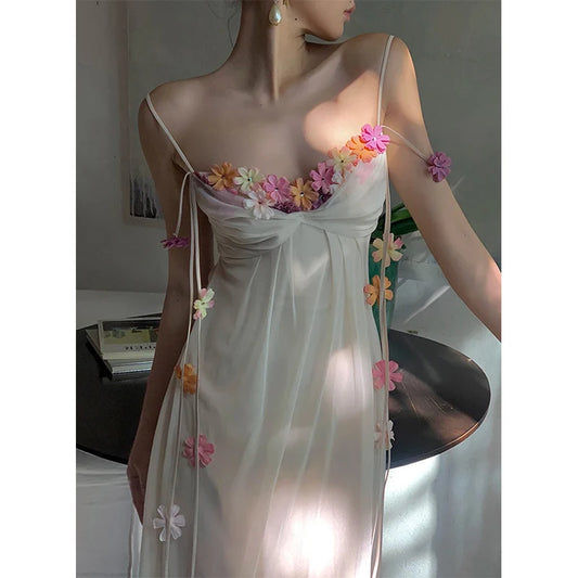 Boho Glow – Elegant Vacation Maxi Dress