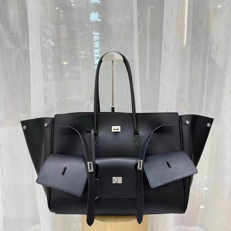 Square Buckle Design Luxury Handbag