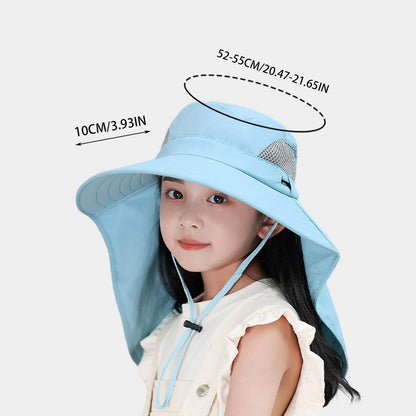 UV Protection Kids Solar/USB Charging Fan Hat For Outdoor activity