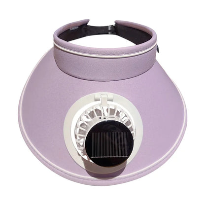 Children's Sun Protection Fan Hat Solar/USB