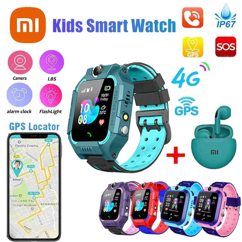 Xiaomi Kids Smart Watch 4G Sim Card Call Camera GPS Location SOS Anti-lost Waterproof
