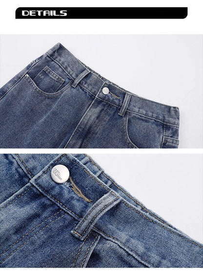 Straight Denim Wide-leg  Jeans