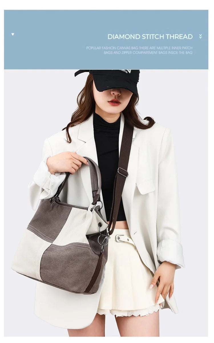 Canvas Retro Tote Bag