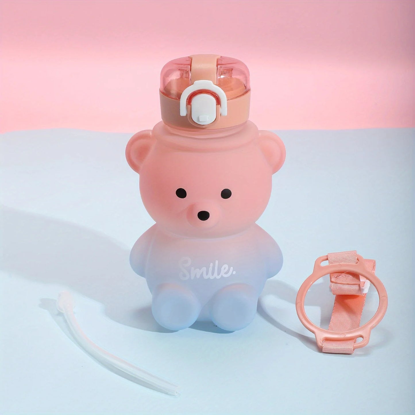 Cute Bear Water Bottle  1pc