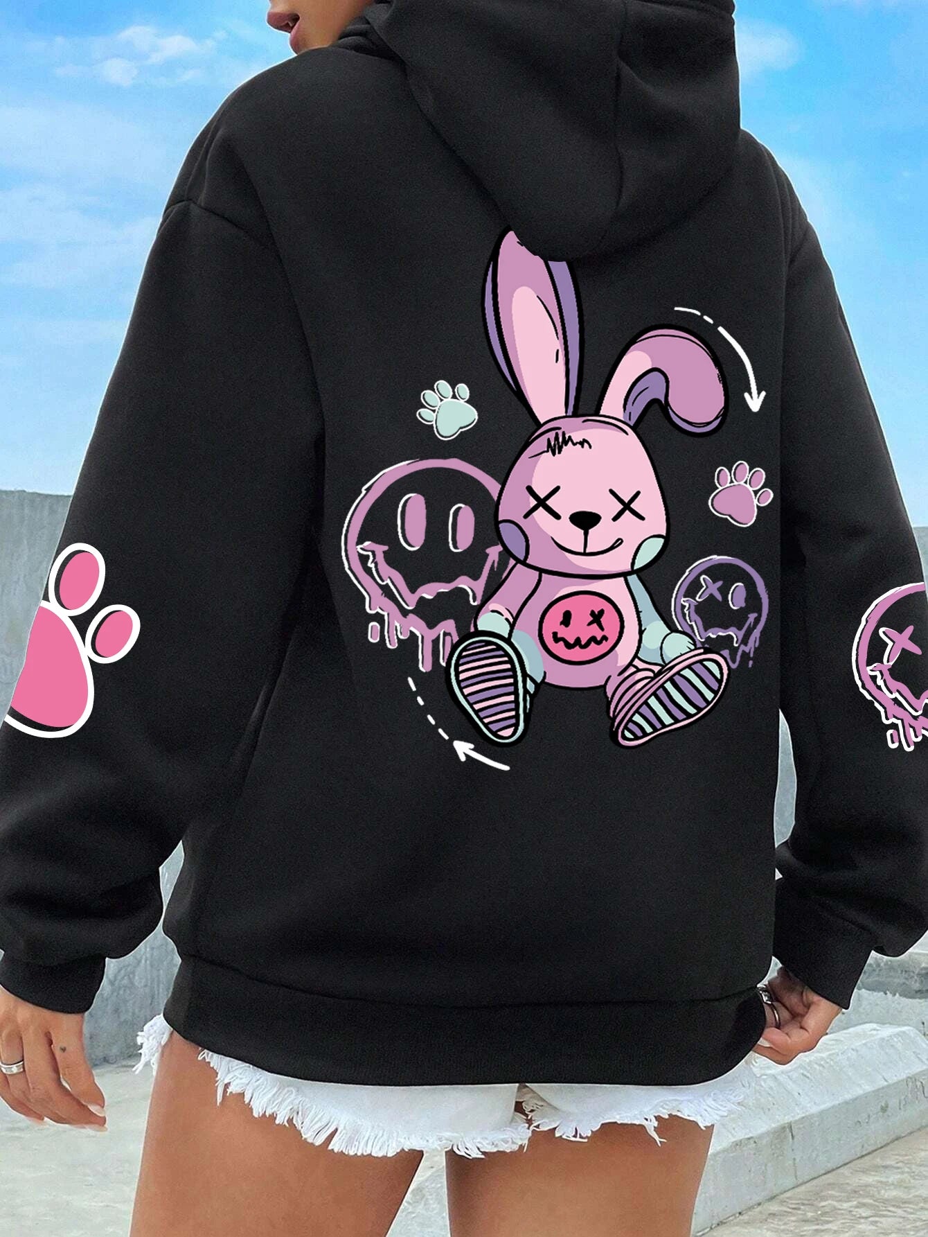 Hip Hop Street Casual Printed Hoodies