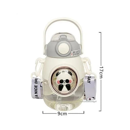 Kids Water Bottles With Straw / 820ml