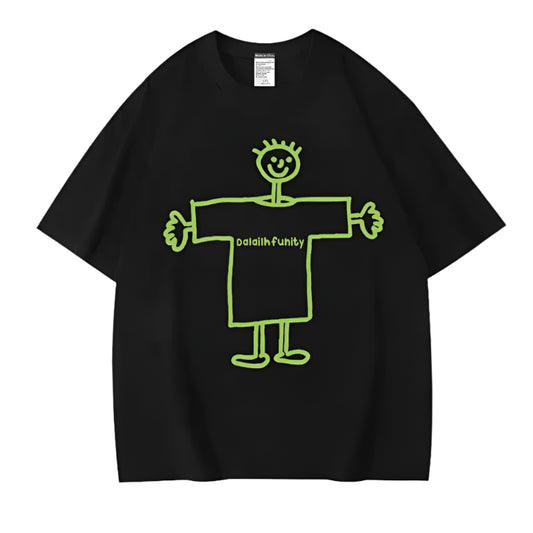 Down Shoulder  Casual T-Shirt