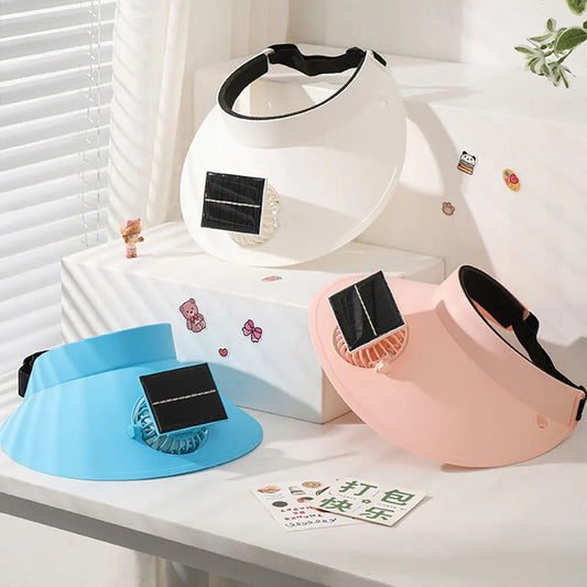 UPF50+ Solar & Chargeable Fan Hat