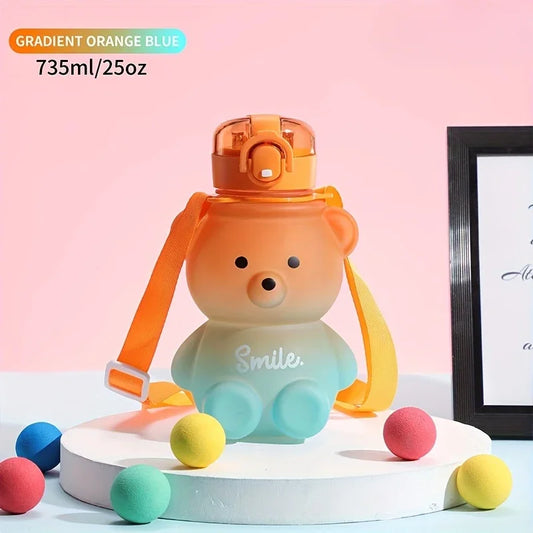 Cute Bear Water Bottle  1pc