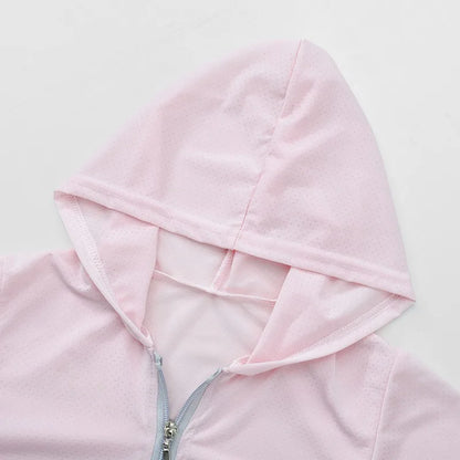 Kids Thin Ice Silk Sunscreen Hoodie