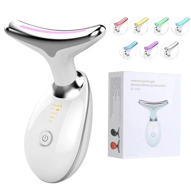 Household Thermal Neck Lifting & Firming Anti-Wrinkle Electric Face Massager –  Skin Tightening & Face Rejuvenation Device