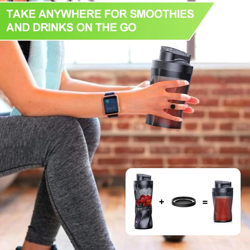 Portable Smoothie Blender Fresh Fruit blender 700ML USB Rechargeable Outdoor Mixing Cup