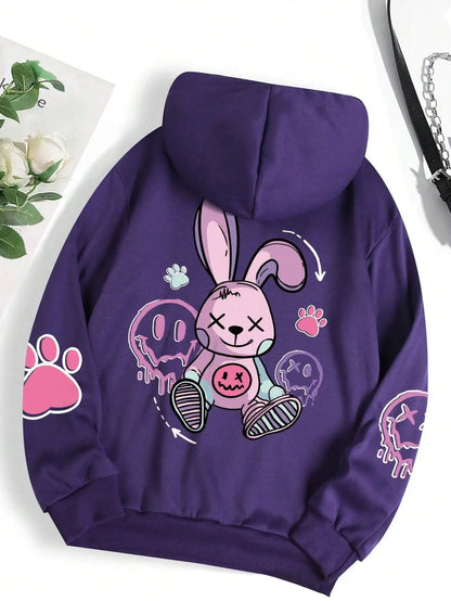 Hip Hop Street Casual Printed Hoodies