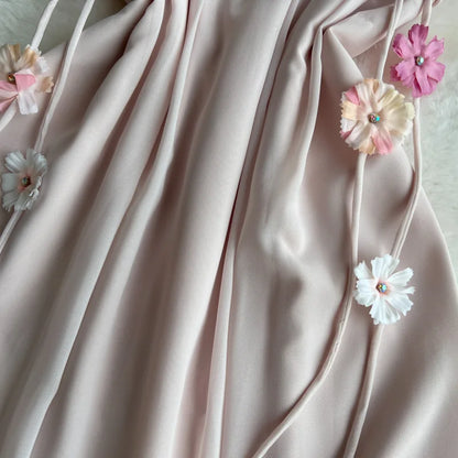 Boho Bloom – Colorful  Floral Chiffon Dress