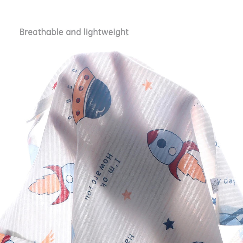 Summer Cotton Safe Baby Children Clothes  Set Cute Cartoon  Pajama Set Sleepwear Soft Breathable