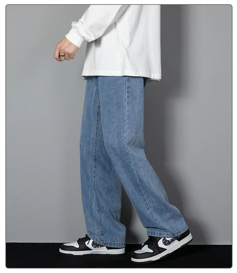 Straight Denim Wide-leg  Jeans