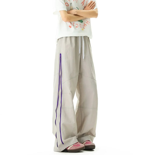 Nylon Quick Dry  Side Zipper Trousers Pants