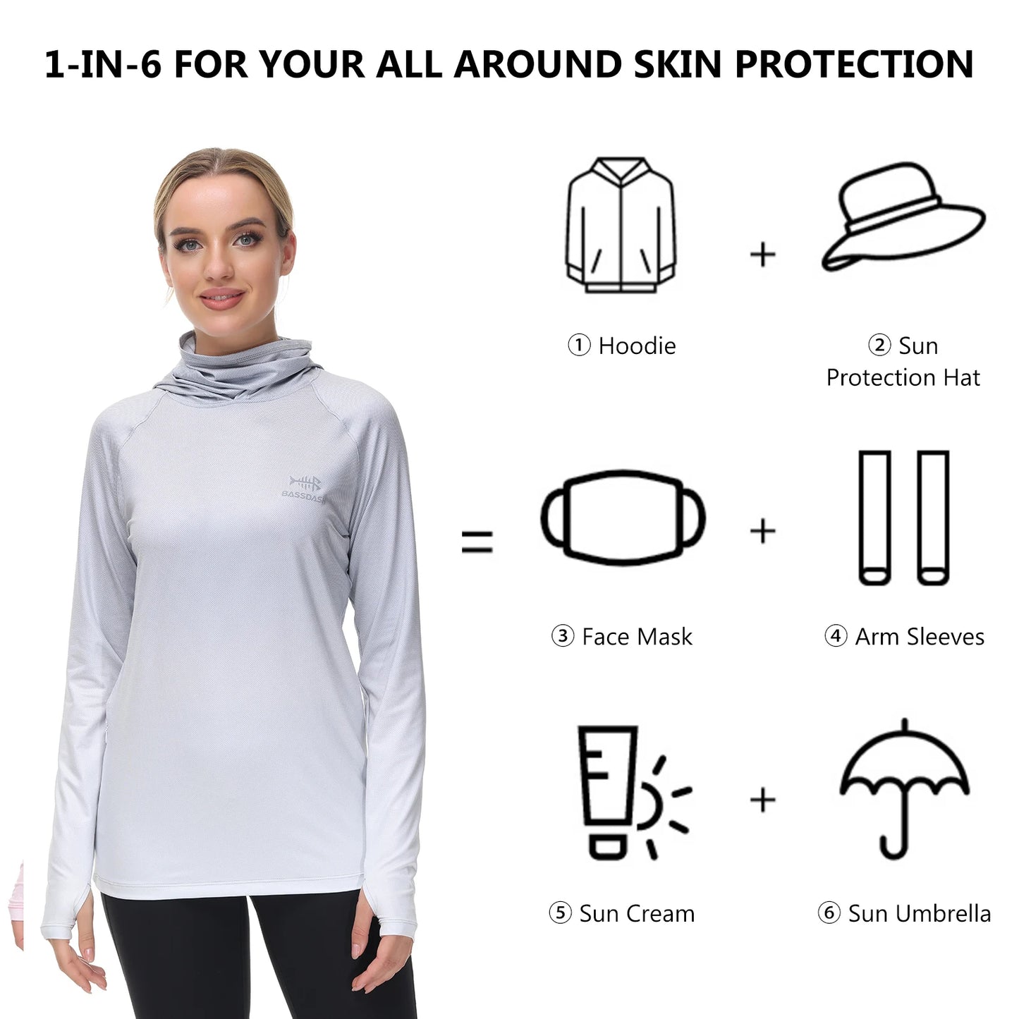 UPF 50+ Protection FS2 Hoodie Shirt