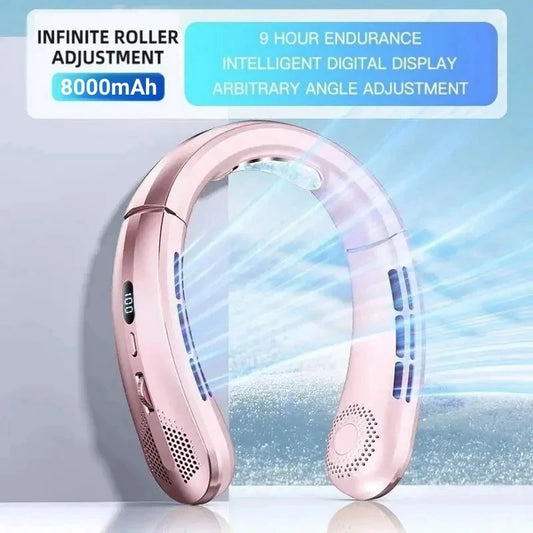 USB Portable Mini Neck Fan 8000mAh