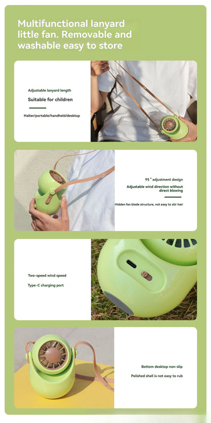 2025 Ultra-Quiet Hands-Free Neck Fan