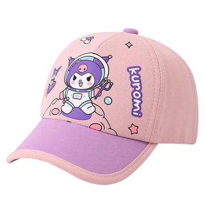 Anime Cartoon Sanrio Kuromi Caps 2-8 Years Kids Mesh Hat