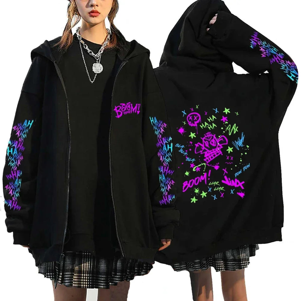 Arcane Jinx Zipper Hoodies