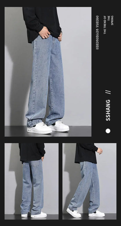 Straight Denim Wide-leg  Jeans