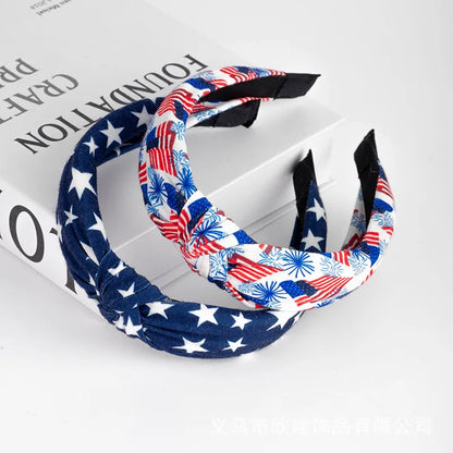 USA Fourth of July Flag Print Headband