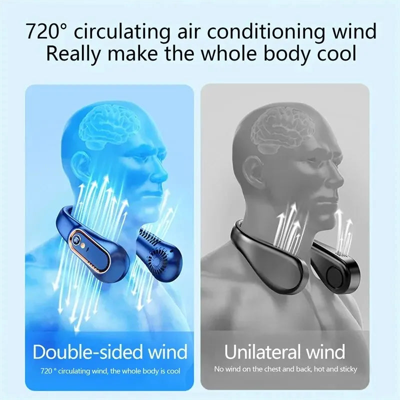 Mini Ultra Long Life Silent Neck Fan