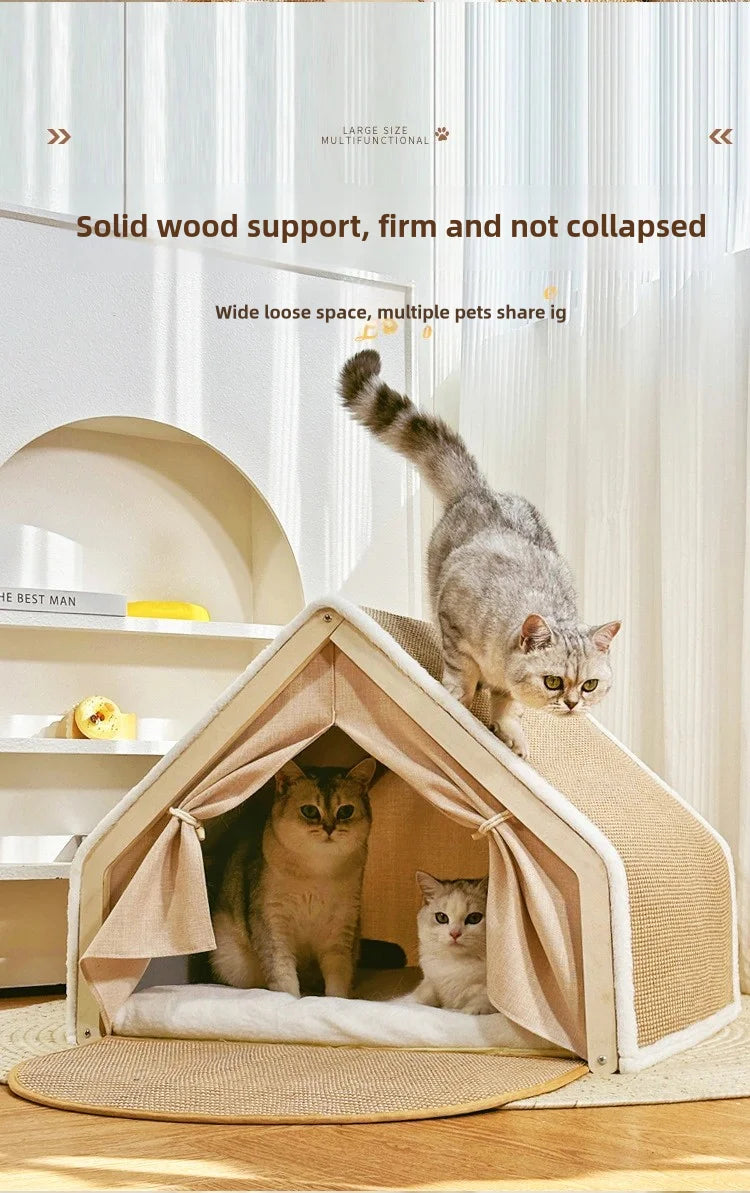 Cat nest Winter warm cat villa Cat house